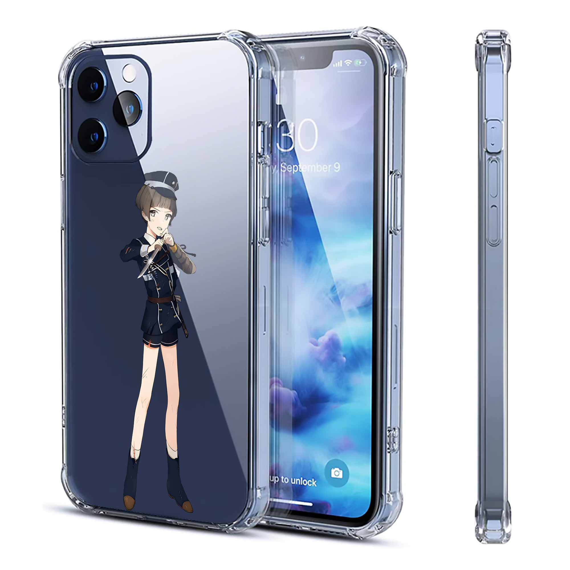 （画像用） 刀剣乱舞 Touken Ranbu 【iPhone 12シリーズ対応】透明スマホケース（クリアソフトケース）